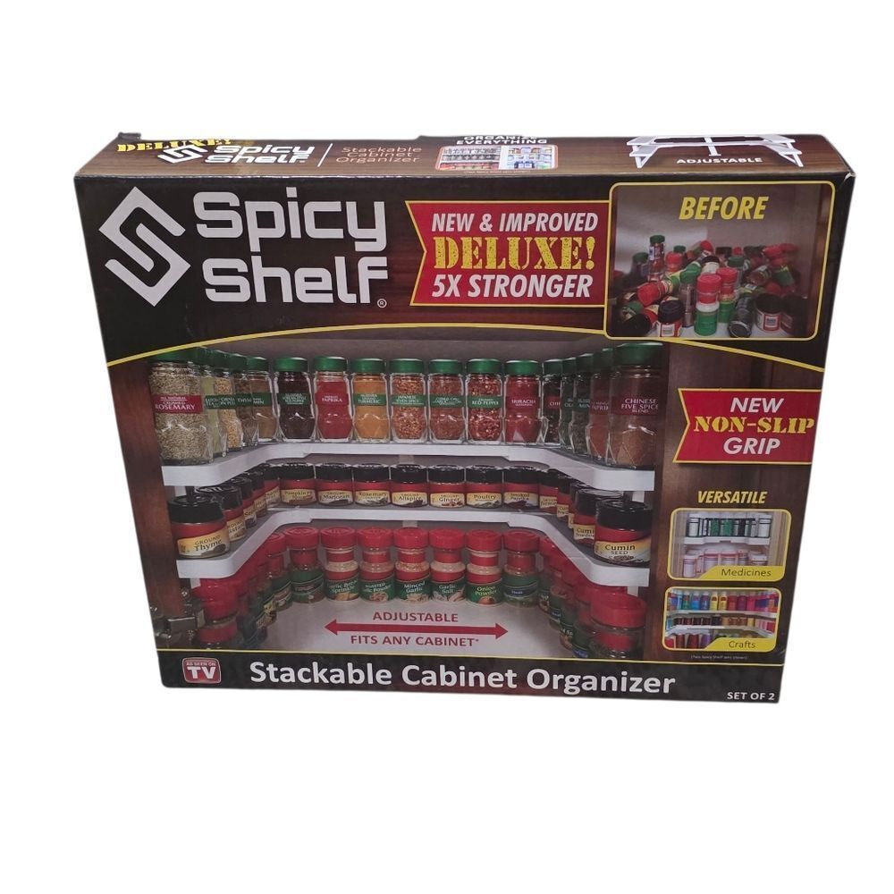 Spicy Shelf Stackable Cabinet Organizer